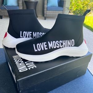 Love Moschino Mid Cut Sock Sneaker
